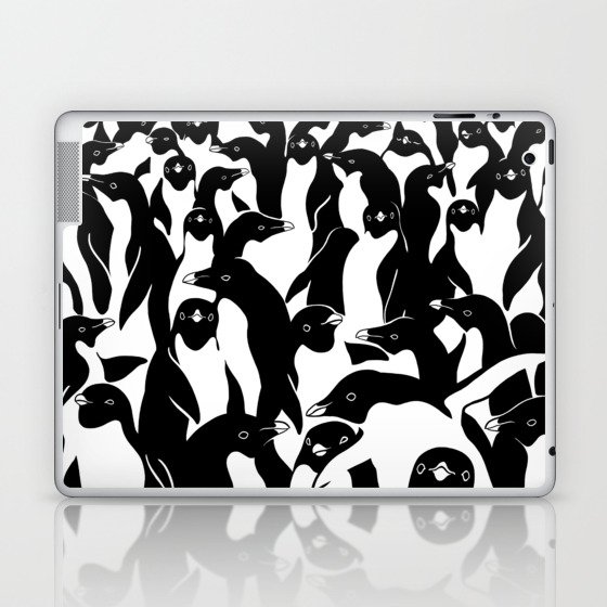 meanwhile penguins Laptop & iPad Skin