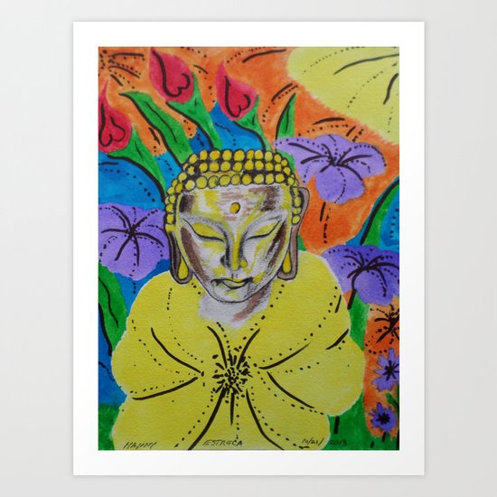 B-ONE OF PEACE AND LOVE -2 Art Print