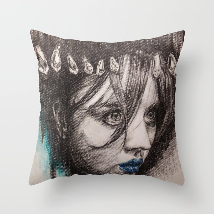Eyes on you    BY.Davy Wong Throw Pillow