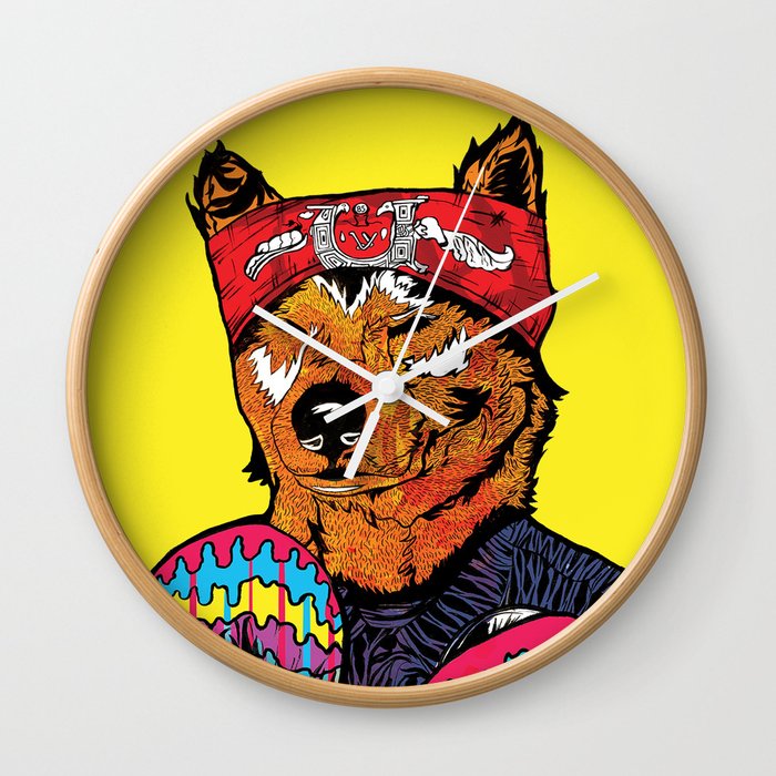 Shiba - The Hustler Wall Clock
