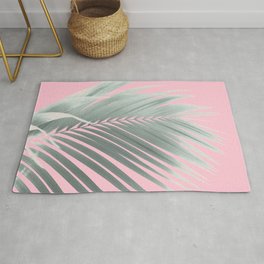 Palm Leaf Pastel Vibes #1 #tropical #decor #art #society6 Area & Throw Rug