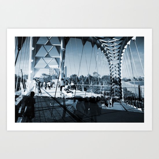 Humber River Bridge Art Print