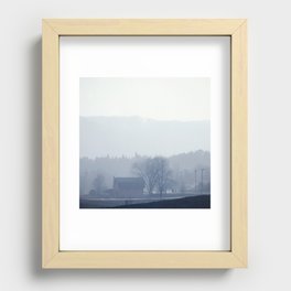 "Shades of Rain" Recessed Framed Print