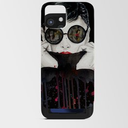 Not Audrey_ black background iPhone Card Case