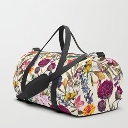 Magical Garden V Duffle Bag | Hippie, Garden, Curated, Vintage, Summer, Watercolor, Leaf, Tropical, Leaves, Magical 