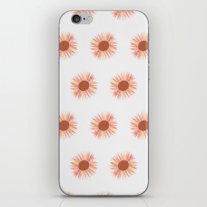 Pink Sunflower iPhone Skin