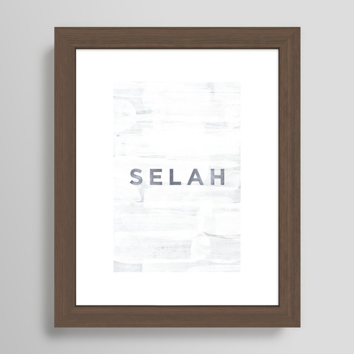 Selah Framed Art Print