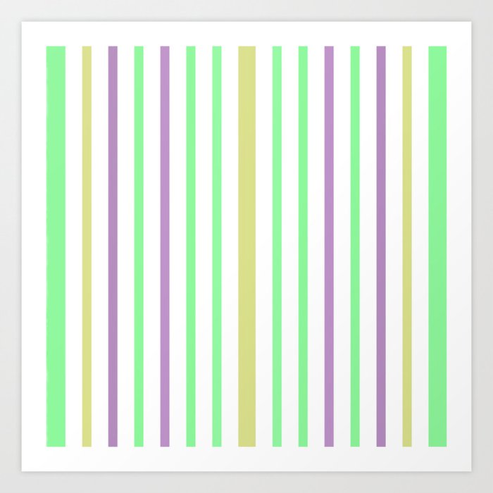 Striped Pattern Art Print