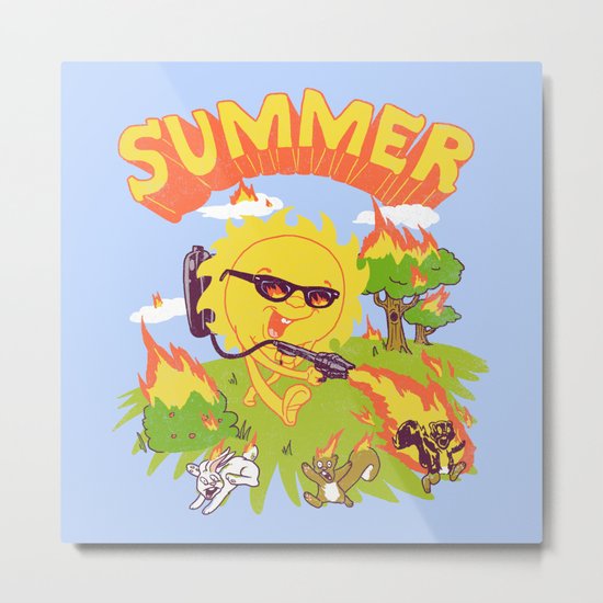 Summer Metal Print