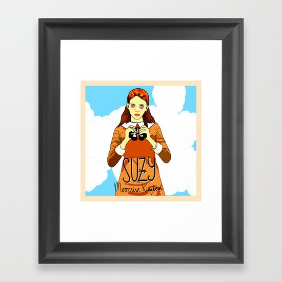 Moonrise Kingdom, Suzy Framed Art Print