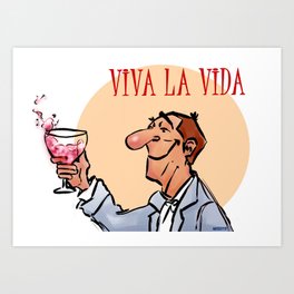 Viva la Vida  Art Print | Love, Illustration, Digital 