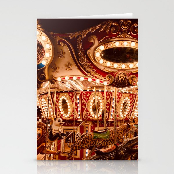 Carnival Merry Go 'Round Stationery Cards
