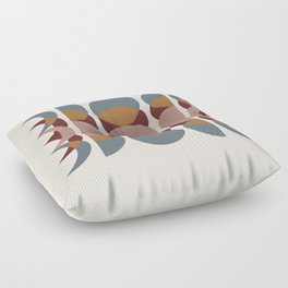 Moon Phases Abstract IX Floor Pillow