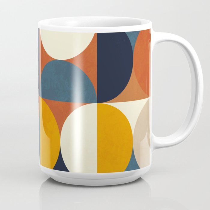mid century abstract shapes fall winter 3 Coffee Mug