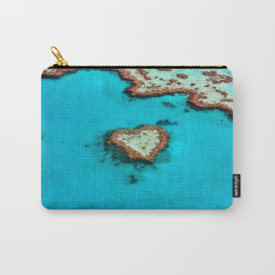 Heart Coral Reef - Queensland, Australia Carry-All Pouch