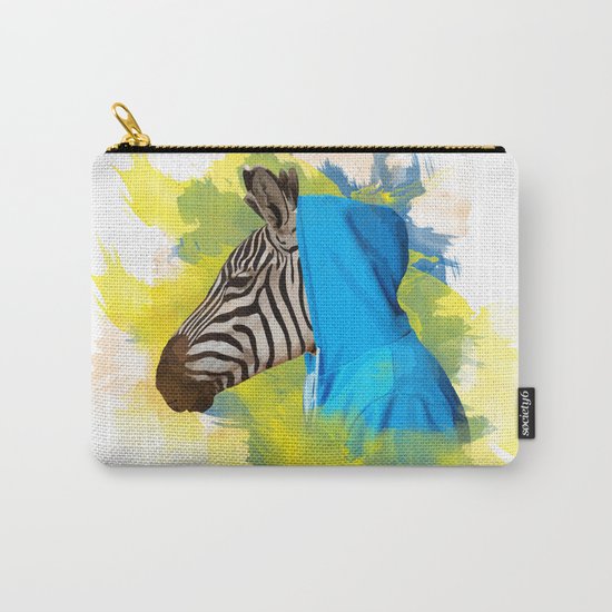 Gangsta Zebra Carry-All Pouch