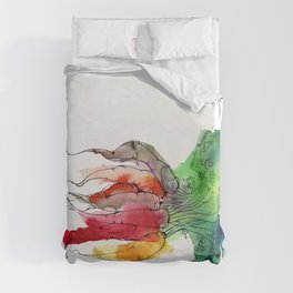 Rainbow Gardens - Bunch of Carrots Duvet Cover