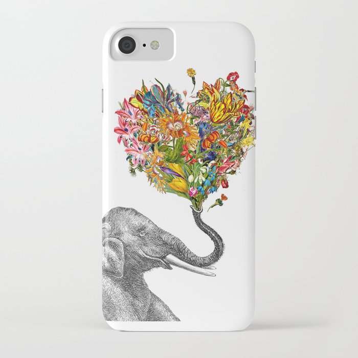 happy elephant iphone case