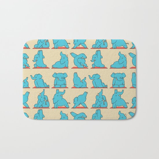 Elephant Yoga Bath Mat