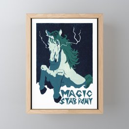 Magic Stab Pony Framed Mini Art Print