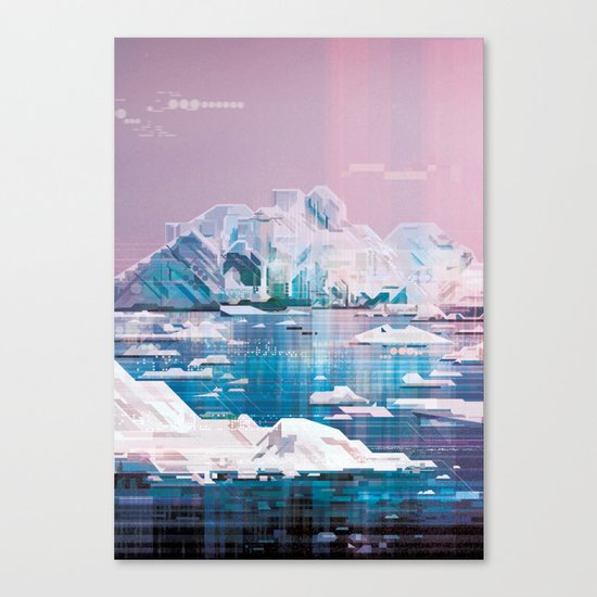 Ice Canvas Print