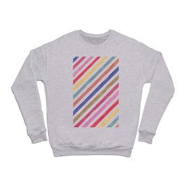 Very Peri Palette Lines Crewneck Sweatshirt