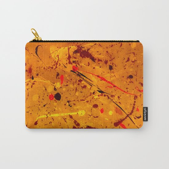 Abstract #2 - Embers Carry-All Pouch