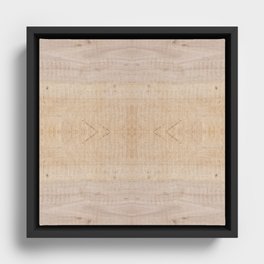wood 5 Framed Canvas