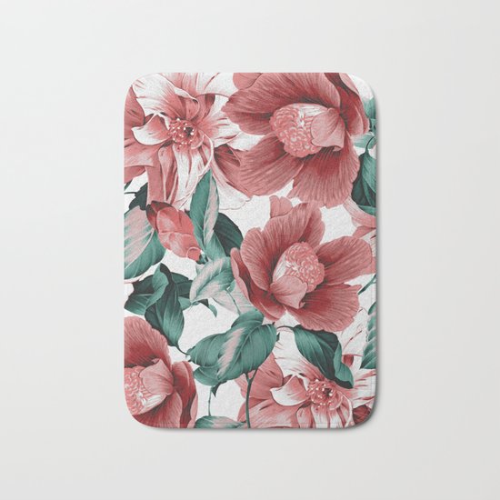 FLOWERS 10b Bath Mat
