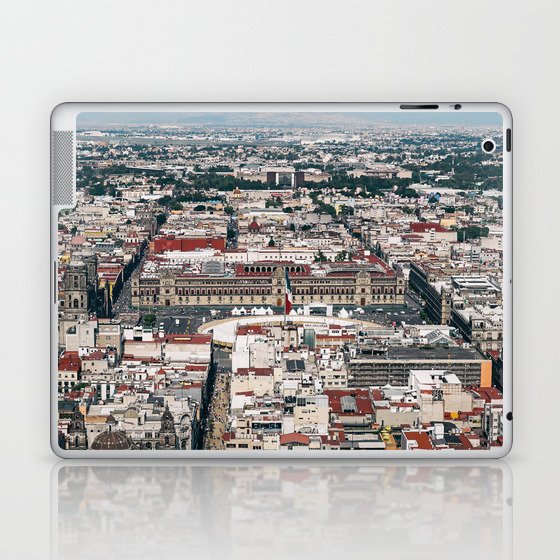 Mexico Photography - Mexico City Seen From Above Laptop & iPad Skin