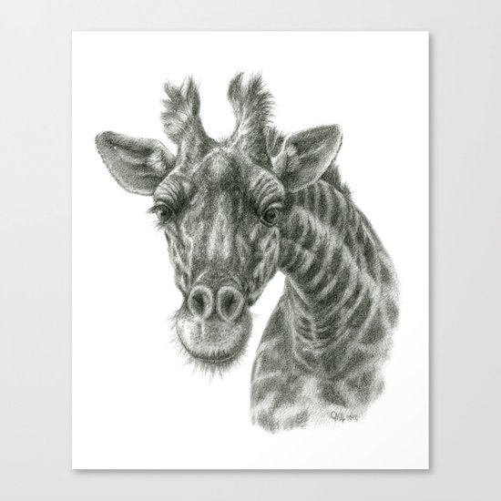 The giraffe G2012-049 Canvas Print