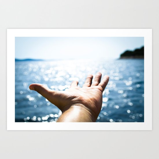 I hear them calling Art Print