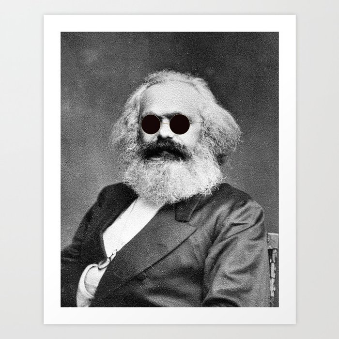 Cool Marx Art Print