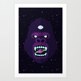 Cosmorilla Art Print