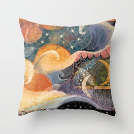 Night Dreaming Throw Pillow