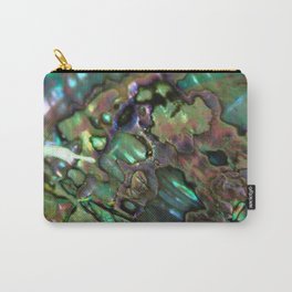 Oil Slick Abalone Mother Of Pearl Carry-All Pouch