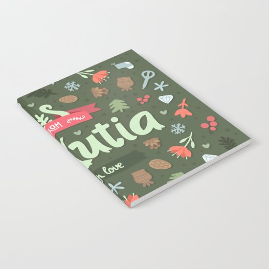 Ethnic Yakutian pattern Notebook