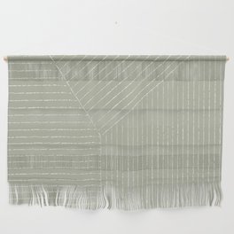 Lines (Linen Sage) Wall Hanging