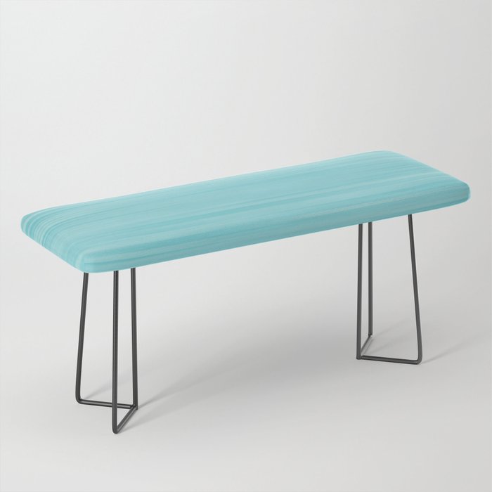 Colored Pencil Abstract Sky Blue Bench
