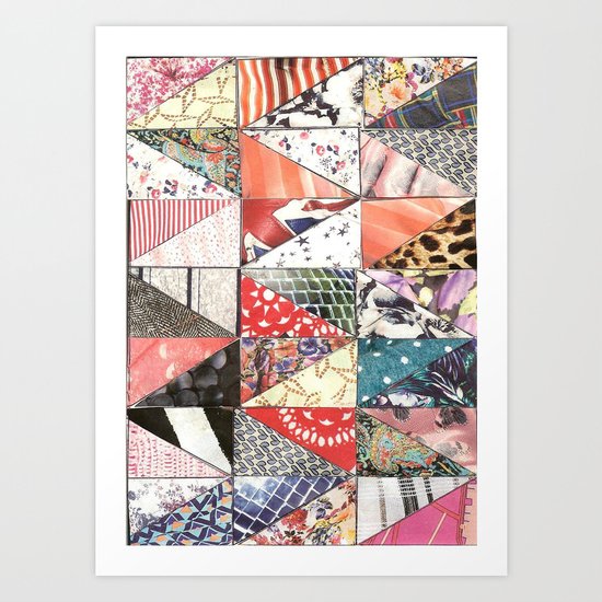 patchwork Art Print
