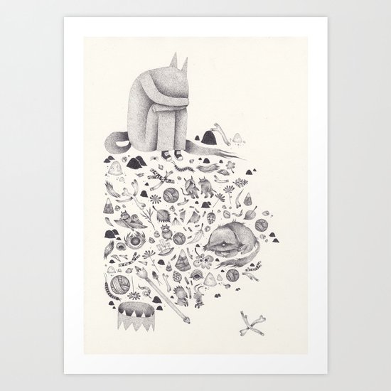 where the wild things are Art Print