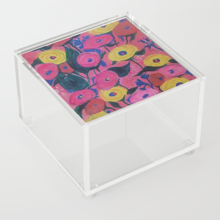 Poppy Pink Acrylic Box