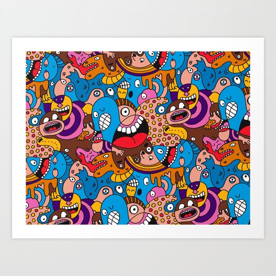 Daily Drawing #1300 Art Print