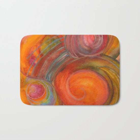 Sounds of Watercolors I Bath Mat