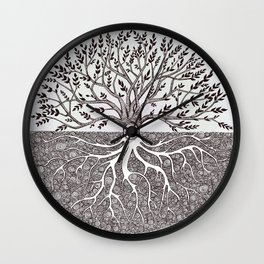 Tree of Life as above so below Wall Clock
