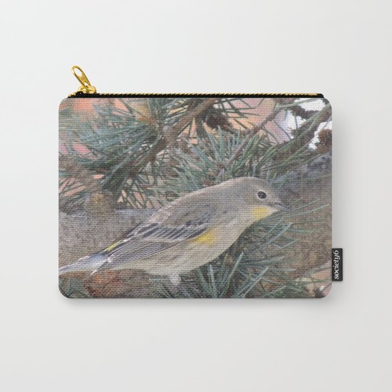 Audubon's Warbler on a Spruce Branch Carry-All Pouch
