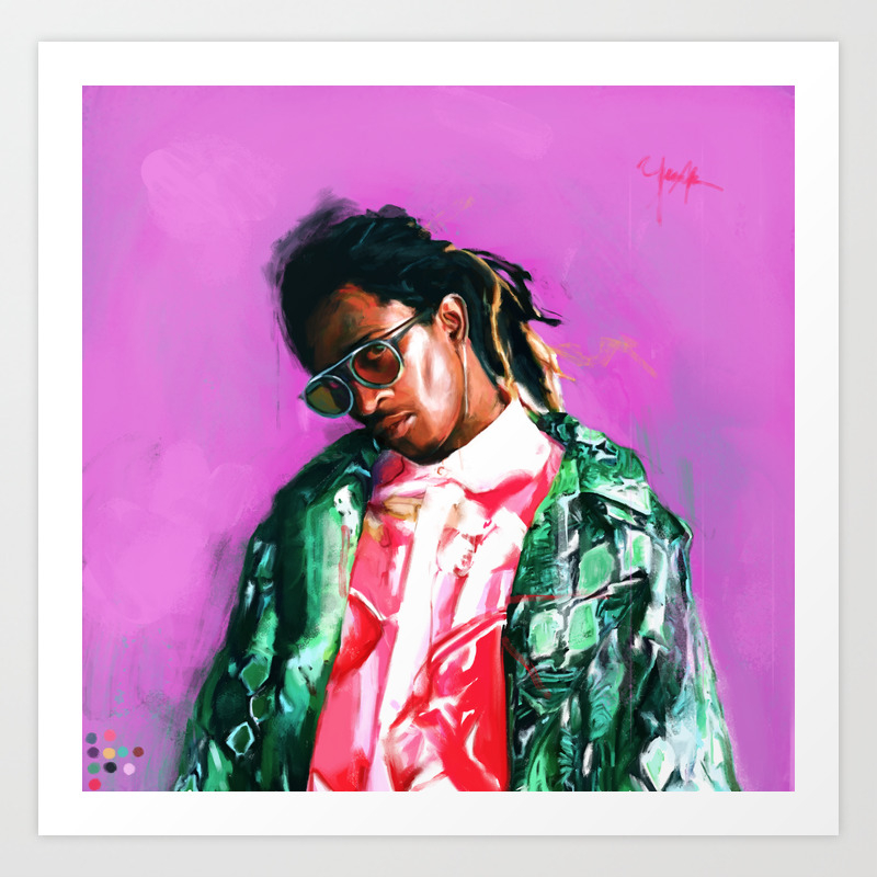 Young Thug Painting Art Print By Yemiak Society6