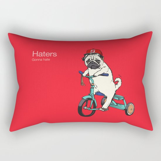 Haters gonna hate NJ Rectangular Pillow