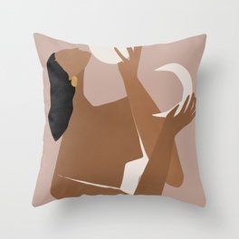day and night Throw Pillow