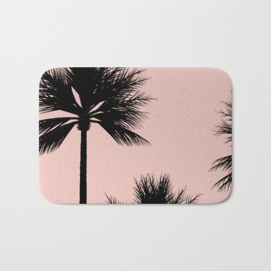 Midnight Palm Bath Mat